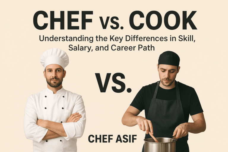 cook vs chef